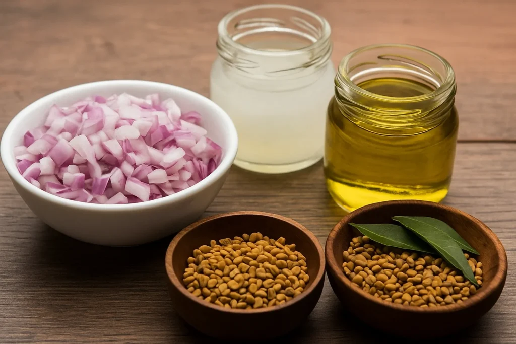 How to Make Onion Oil for Hair Growth at Home